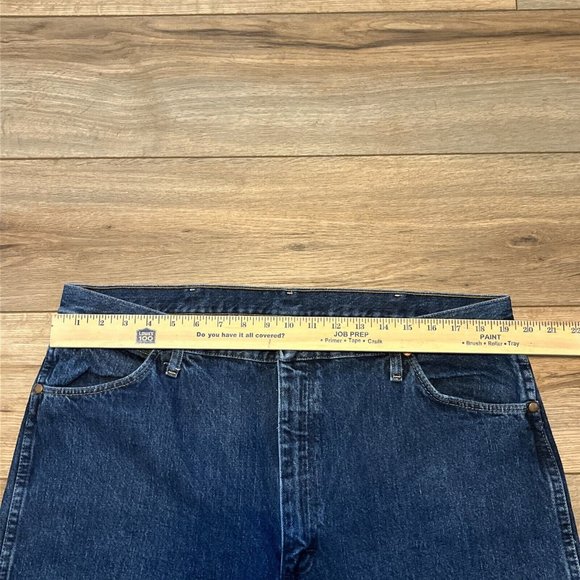 Men's Wrangler Western Denim Jeans SZ 40x30 Blue Cotton 13MWZWD Classic - Picture 9 of 10